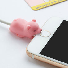 Load image into Gallery viewer, Animal Cable Bite Protector Winder Cute Cartoon Cover Protect Case Wire Organizer Holder For IPhone Huawei Earphone cable
