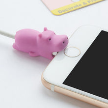 Load image into Gallery viewer, Animal Cable Bite Protector Winder Cute Cartoon Cover Protect Case Wire Organizer Holder For IPhone Huawei Earphone cable
