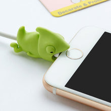 Load image into Gallery viewer, Animal Cable Bite Protector Winder Cute Cartoon Cover Protect Case Wire Organizer Holder For IPhone Huawei Earphone cable
