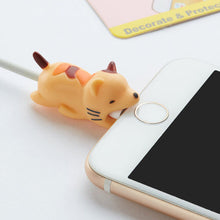 Load image into Gallery viewer, Animal Cable Bite Protector Winder Cute Cartoon Cover Protect Case Wire Organizer Holder For IPhone Huawei Earphone cable
