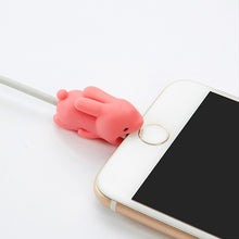 Load image into Gallery viewer, Animal Cable Bite Protector Winder Cute Cartoon Cover Protect Case Wire Organizer Holder For IPhone Huawei Earphone cable
