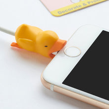 Load image into Gallery viewer, Animal Cable Bite Protector Winder Cute Cartoon Cover Protect Case Wire Organizer Holder For IPhone Huawei Earphone cable
