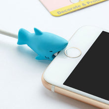 Load image into Gallery viewer, Animal Cable Bite Protector Winder Cute Cartoon Cover Protect Case Wire Organizer Holder For IPhone Huawei Earphone cable
