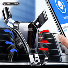 Load image into Gallery viewer, Jellico Gravity Car Phone Holder Air Vent Clip Mount Mobile Phone Stand Holder in Car For iPhone Samsung Car Cell Phone Holder
