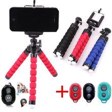 Load image into Gallery viewer, Mobile Phone Holder Flexible Octopus Tripod Bracket for Mobile Phone Camera Selfie Stand Monopod Support Photo Remote Control
