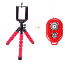 Load image into Gallery viewer, Mobile Phone Holder Flexible Octopus Tripod Bracket for Mobile Phone Camera Selfie Stand Monopod Support Photo Remote Control
