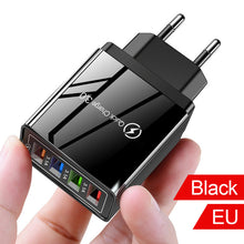 Load image into Gallery viewer, Quick Charger 3.0 USB Charger for Samsung A50 A51 iPhone 7 8 Xiaomi mi9 Tablet QC 3.0 Fast Wall Charger US EU UK Plug Adapter
