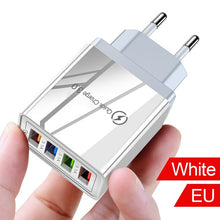 Load image into Gallery viewer, Quick Charger 3.0 USB Charger for Samsung A50 A51 iPhone 7 8 Xiaomi mi9 Tablet QC 3.0 Fast Wall Charger US EU UK Plug Adapter

