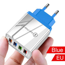 Load image into Gallery viewer, Quick Charger 3.0 USB Charger for Samsung A50 A51 iPhone 7 8 Xiaomi mi9 Tablet QC 3.0 Fast Wall Charger US EU UK Plug Adapter
