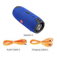Load image into Gallery viewer, Big Power 40W Bluetooth Speaker FM Radio Waterproof Portable Column Super Bass Stereo Subwoofer Comuter PC sound box BT AUX TF
