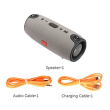 Load image into Gallery viewer, Big Power 40W Bluetooth Speaker FM Radio Waterproof Portable Column Super Bass Stereo Subwoofer Comuter PC sound box BT AUX TF
