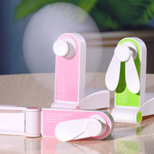 Load image into Gallery viewer, Usb Mini Fold Fans Electric Portable Hold Small Fans Originality Small Household Electrical Appliances Desktop Electric Fan
