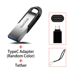 Load image into Gallery viewer, Sandisk USB Flash Drive 32 64 128 16 GB Pendrive 128gb 64gb 32gb 256gb Pen Drive 3.0 USB Stick Disk on Key Memory for Phone
