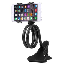 Load image into Gallery viewer, New Universal Flexible Holder Arm Lazy Mobile Phone Gooseneck Stand Holder Stents Flexible Bed Desk Table Clip Bracket for Phone
