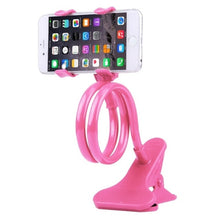 Load image into Gallery viewer, New Universal Flexible Holder Arm Lazy Mobile Phone Gooseneck Stand Holder Stents Flexible Bed Desk Table Clip Bracket for Phone

