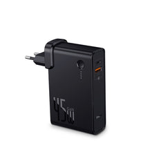 Load image into Gallery viewer, Baseus GaN Power Bank 10000mAh 2 in 1 USB Charger 45W PD Fast Charging Charger &amp; Battery in one ForiP 11 Pro Laptop ForXiaomi
