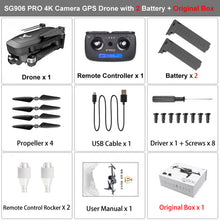 Load image into Gallery viewer, ZLRC SG906 PRO GPS Drone With 2-axis Anti-shake Self-stabilizing Gimbal WiFi FPV 4K Camera Brushless Dron Quadcopter VS F11 Pro

