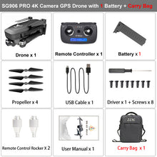 Load image into Gallery viewer, ZLRC SG906 PRO GPS Drone With 2-axis Anti-shake Self-stabilizing Gimbal WiFi FPV 4K Camera Brushless Dron Quadcopter VS F11 Pro
