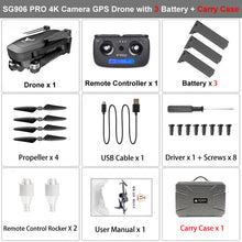 Load image into Gallery viewer, ZLRC SG906 PRO GPS Drone With 2-axis Anti-shake Self-stabilizing Gimbal WiFi FPV 4K Camera Brushless Dron Quadcopter VS F11 Pro

