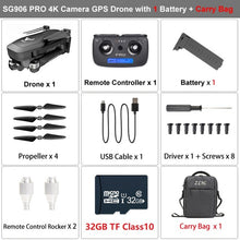 Load image into Gallery viewer, ZLRC SG906 PRO GPS Drone With 2-axis Anti-shake Self-stabilizing Gimbal WiFi FPV 4K Camera Brushless Dron Quadcopter VS F11 Pro
