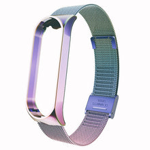Load image into Gallery viewer, Strap For Xiaomi Mi Band 3 4 Wrist Metal Bracelet Screwless Stainless Steel MIband for Mi Band 4 3 5 Strap Wristbands Pulseira
