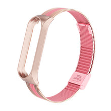 Load image into Gallery viewer, Strap For Xiaomi Mi Band 3 4 Wrist Metal Bracelet Screwless Stainless Steel MIband for Mi Band 4 3 5 Strap Wristbands Pulseira
