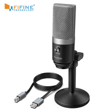 Load image into Gallery viewer, FIFINE USB Microphone for Mac laptop and Computers recording.используйте этот промокод магазинаFIFINE300,Получите скидку300руб.
