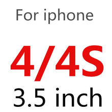 Load image into Gallery viewer, 2Pcs Tempered Glass On 6 6s 7 8 XS Max X XR Screen Protector Protection Film for iPhone 4 4s 5 5s 5C SE Glass Screen Cover Case
