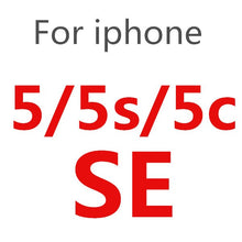Load image into Gallery viewer, 2Pcs Tempered Glass On 6 6s 7 8 XS Max X XR Screen Protector Protection Film for iPhone 4 4s 5 5s 5C SE Glass Screen Cover Case
